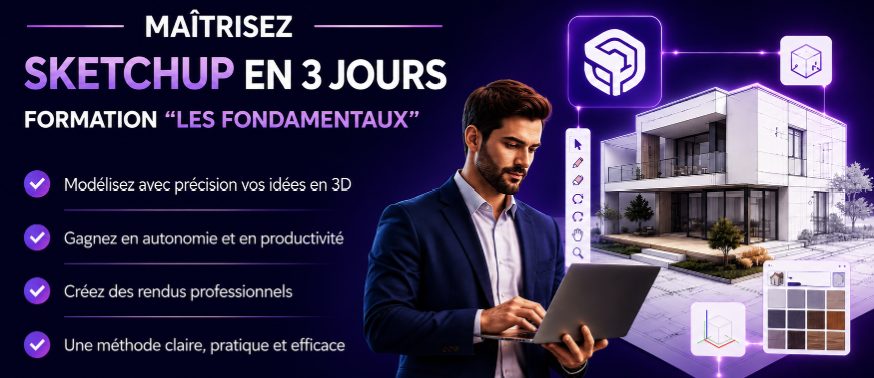 SKETCHUP - LES FONDAMENTAUX
